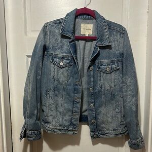 Lucky Brand Blue Jean floral Jacket
